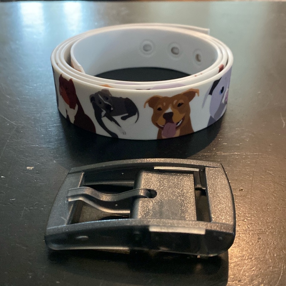 NIB Uncut C4 Pittie Belt/Buckle